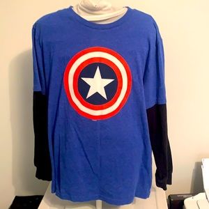 EUC Marvel Captain America Shirt